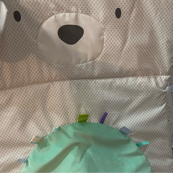 Bright Starts Tummy Time Prop & Play Activity Mat - Polar Bear, Ages Newborn + - Picture 8 of 10